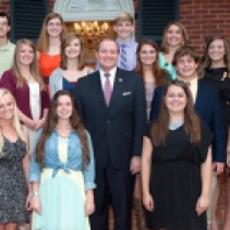 The inaugural METP class with President Keenum of Mississippi State University